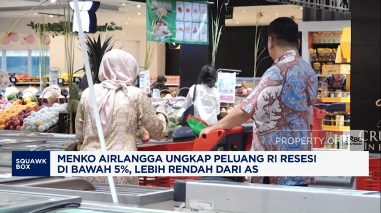 Airlangga Hartarto berbicara tentang resesi ekonomi Indonesia