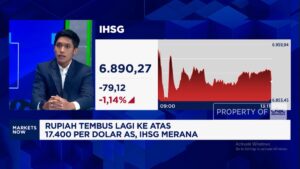 Rupiah anjlok dan IHSG melemah akibat isu MSCI dan royalti emas