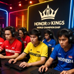 Ilustrasi 3 Tim Indonesia di Kejuaraan Dunia Honor of Kings Zeusbola